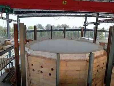 glass melting kiln