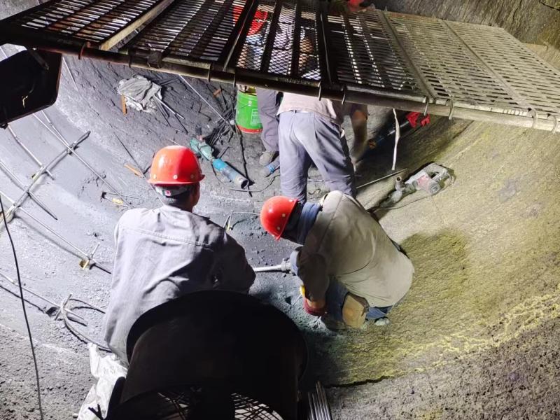 Hazardous waste rotary kiln construction site